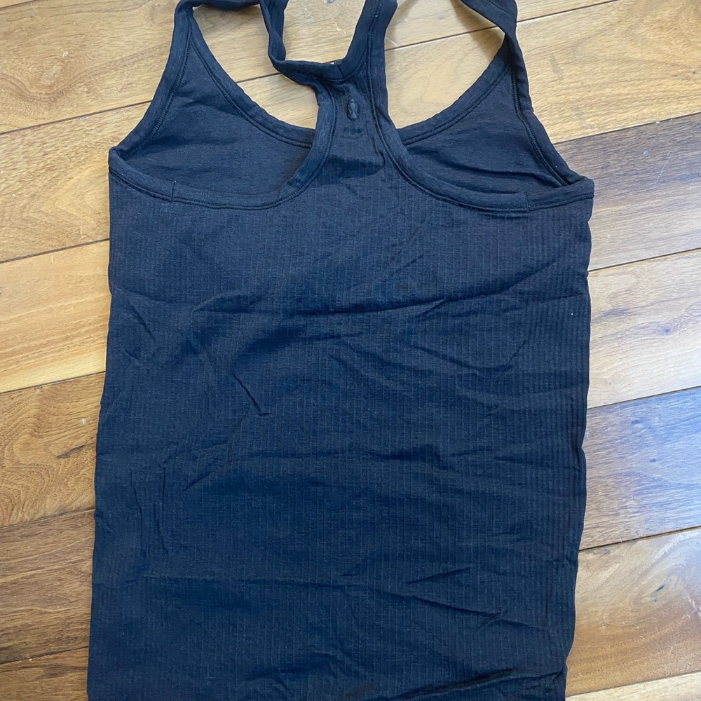 Lululemon black racer back tank top
